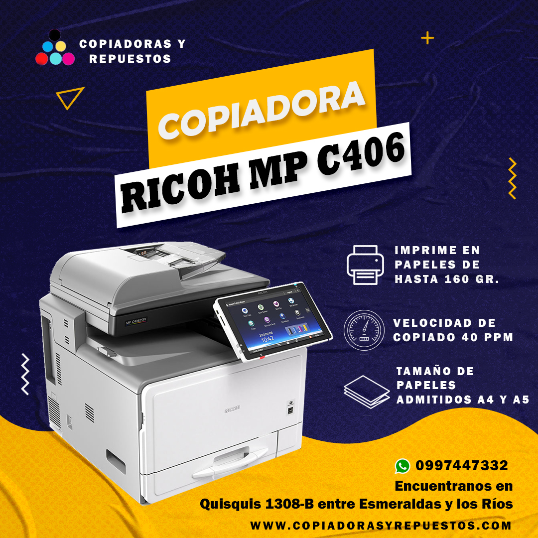 COPIADORA RICOH MP C406