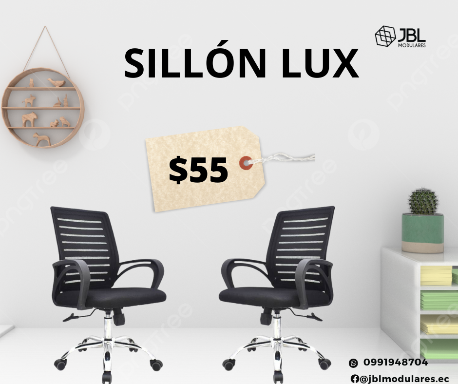 silla de oficina |sillas Quito | Sillon Lux