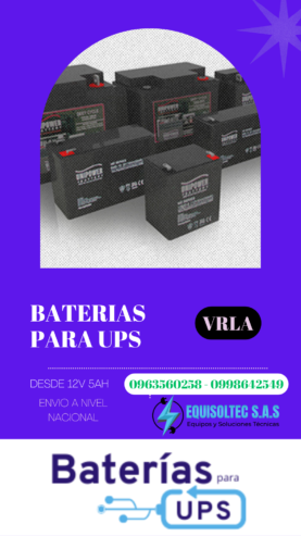 BATERIAS PARA UPS