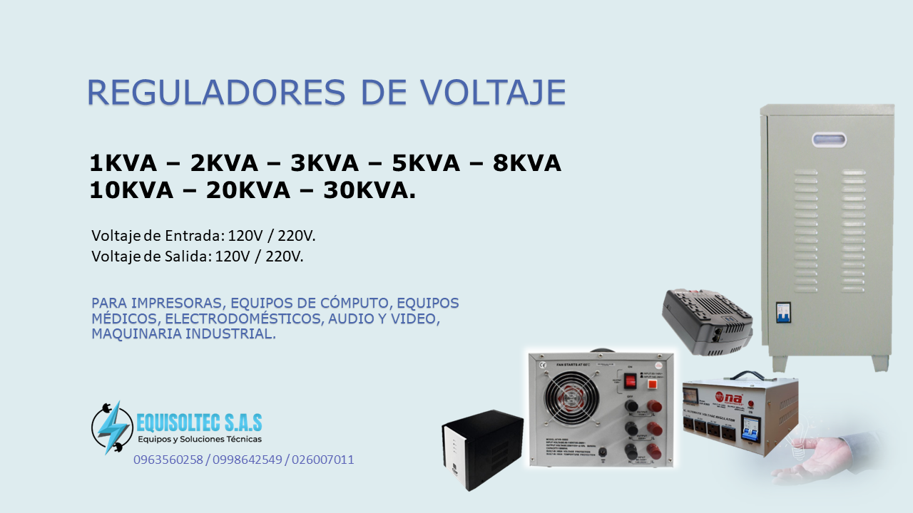 Regulador de Voltaje industrial – reguladores de voltaje