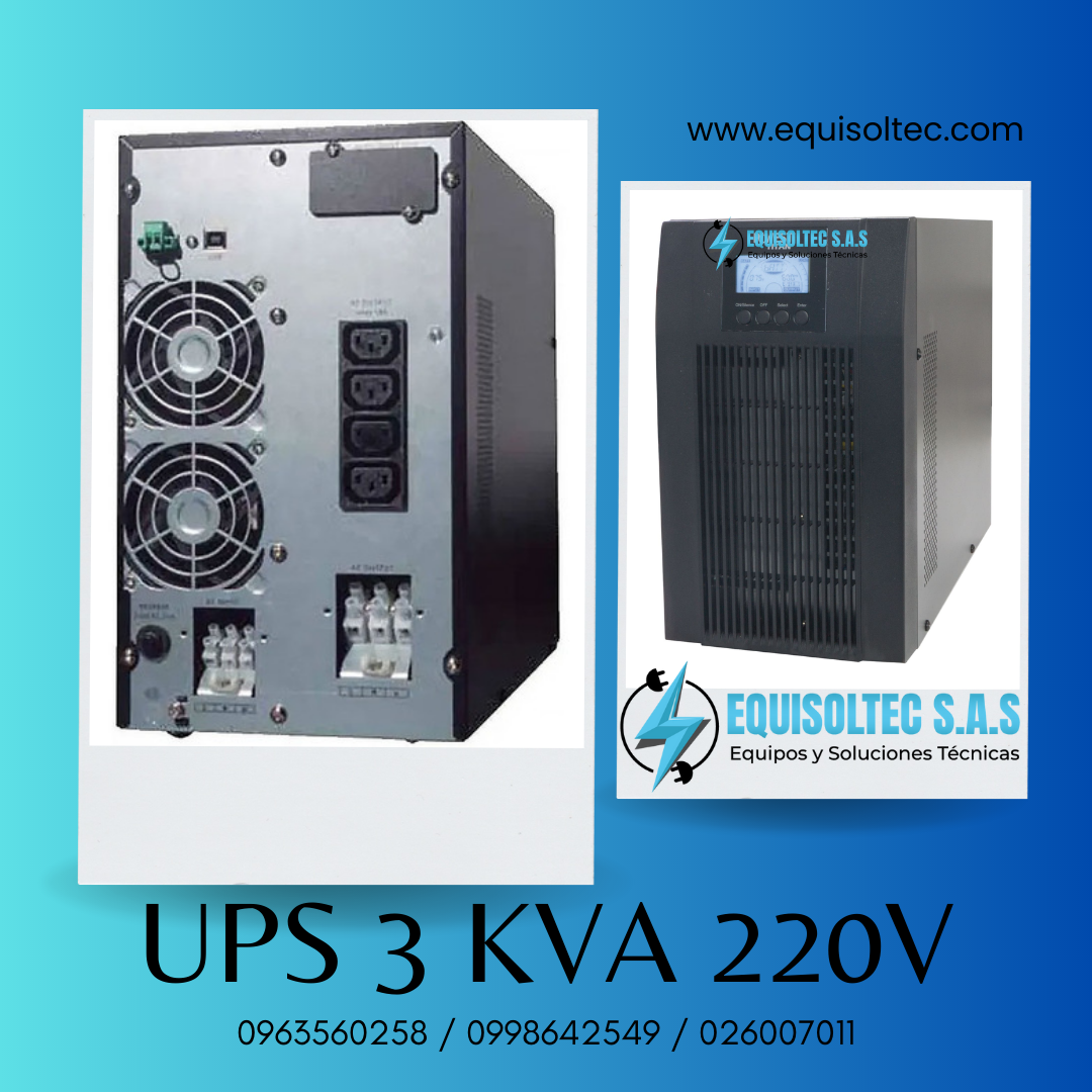 UPS 3 KVA 220V – UPS PARA PLOTTER 3KVA 220V