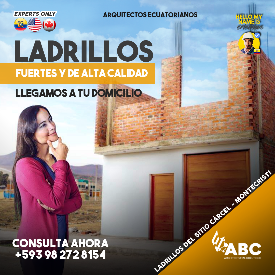 VENTA DE LADRILLOS A DOMICILIO EN MANTA , MONTECRISTI, JARAMIJÓ, PUERTO CAYO, PUERTO LOPEZ, SALANGO, AYAMPE