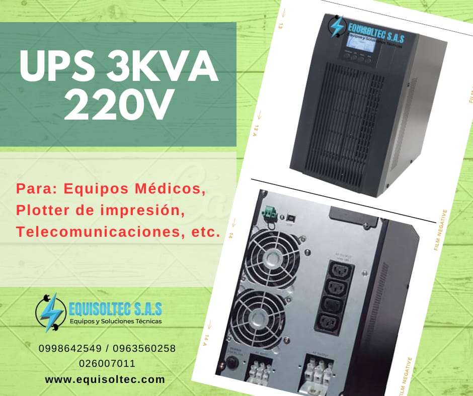 UPS para ploter de impresion, UPS 220 y 3kva