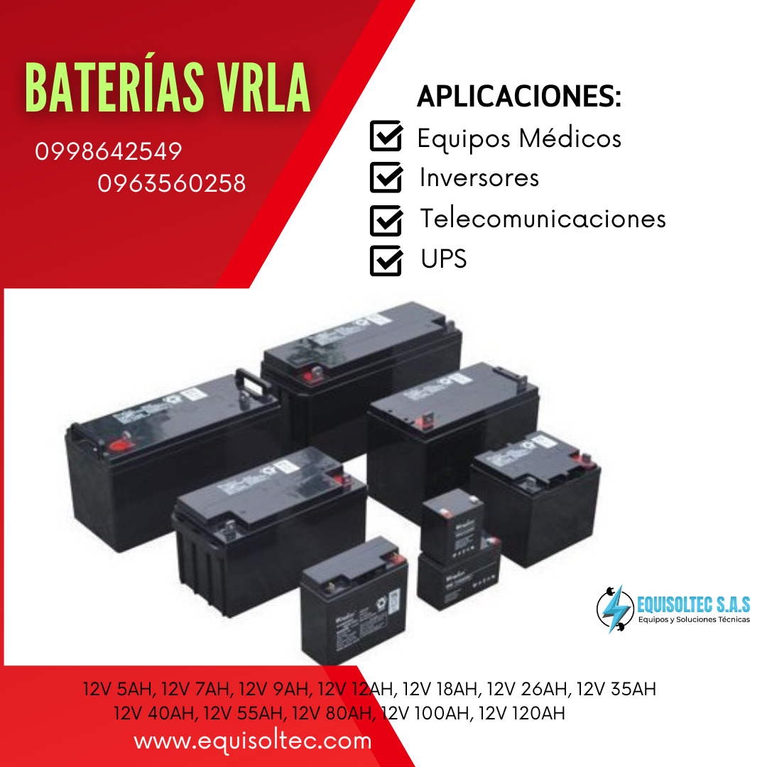 Bateria para UPS, Bateria para inversor, bateria para panel solar