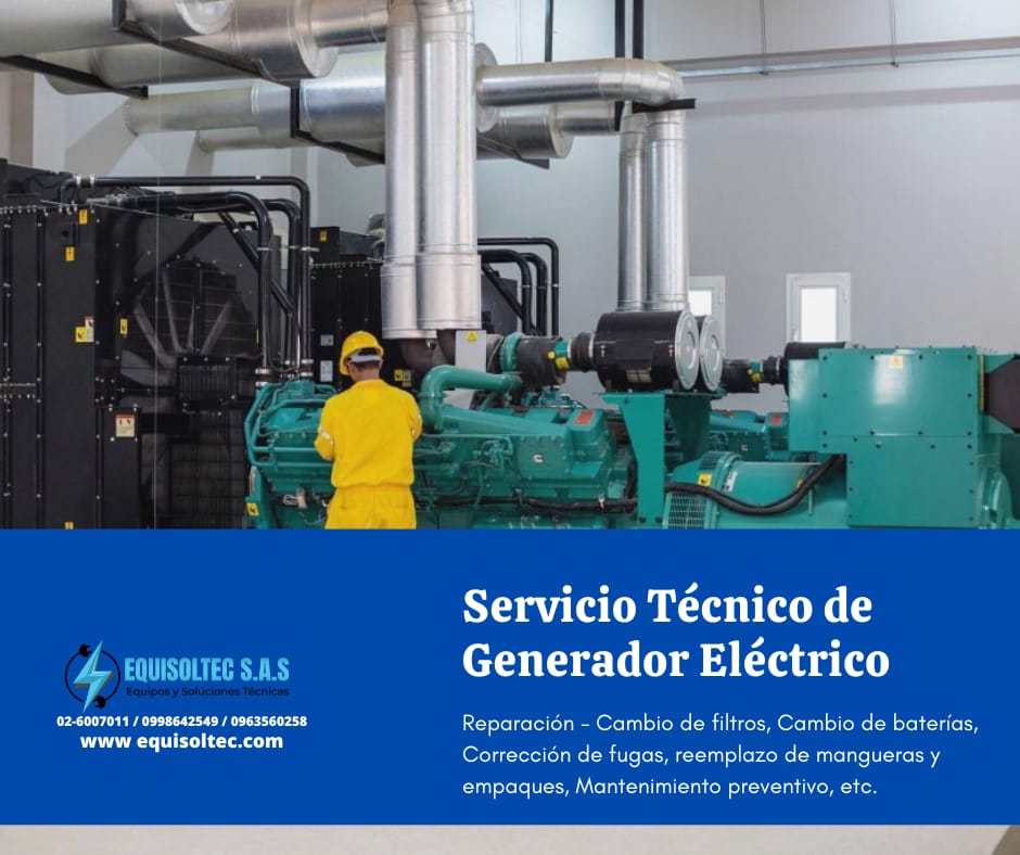 MANTENIMIENTO GENERADOR, SERVICIO TÉCNICO GENERADOR ELÉCTRICO
