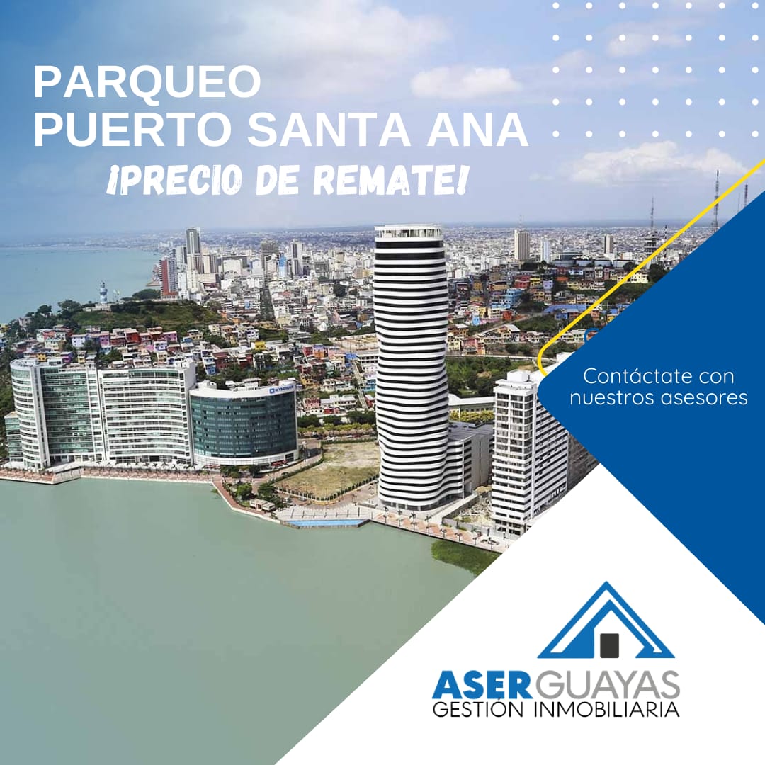 Venta de lotes de estacionamiento en Puerto Santa Ana