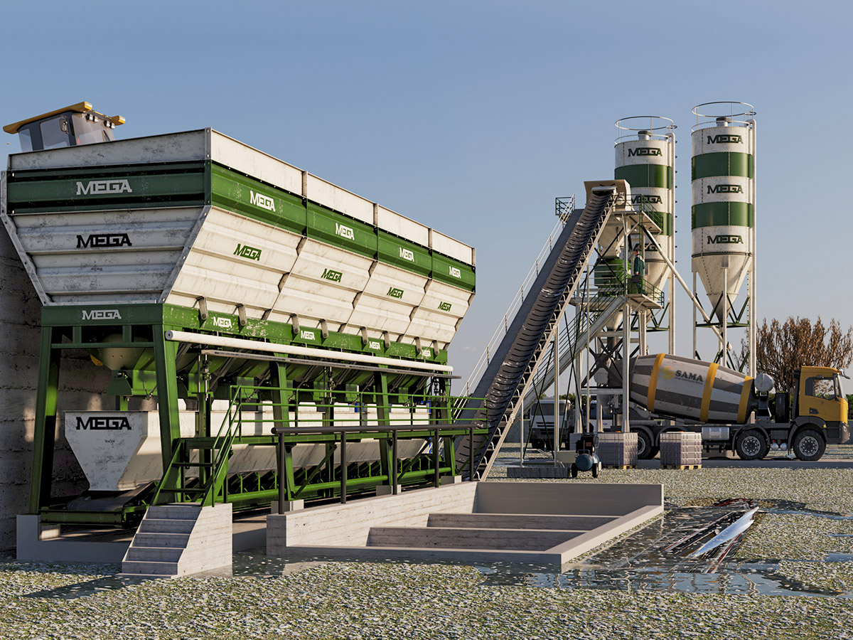 MEGA PLANTA DE CONCRETO 30 m3 – MEZCLADORA PLANETARIA – ENVÍO GRATIS
