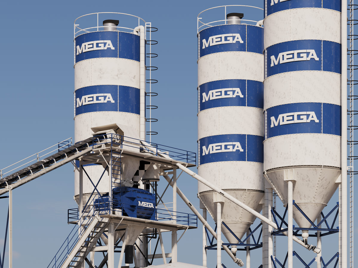 MEGA PLANTA DE CONCRETO 120 m3 – MEZCLADORA TWINSHAFT – ENVÍO GRATIS