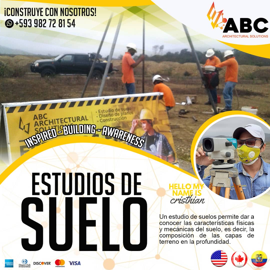 Estudio de suelo en Jaramijó Ecuador, mecánica de suelos en Jaramijó Manabí Ecuador , arquitectos