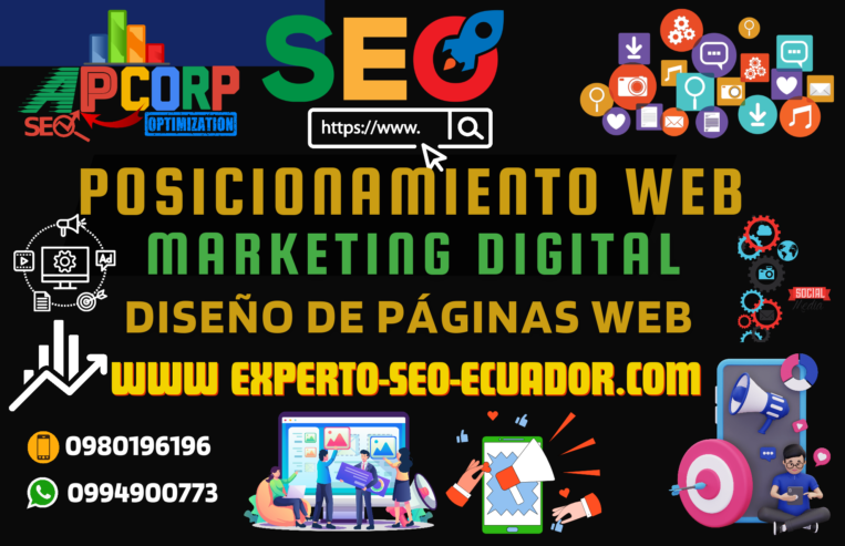 Experto SEO Ecuador Agencia Posicionamiento Web