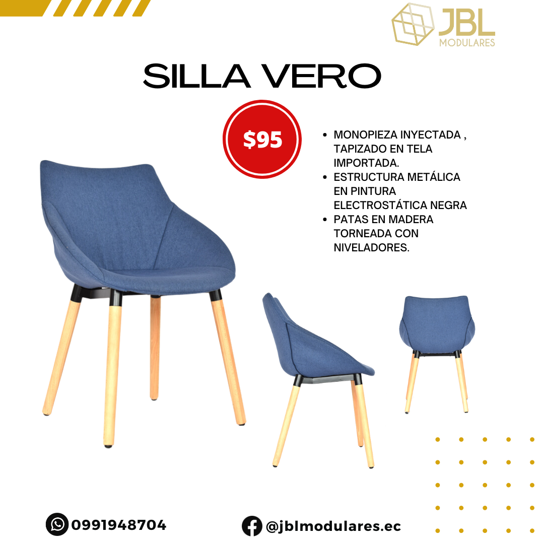 “¡El toque de estilo que tu hogar necesita!” | Silla Vero