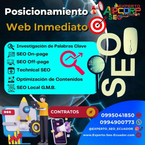 Experto SEO Ecuador Agencia de Posicionamiento Web