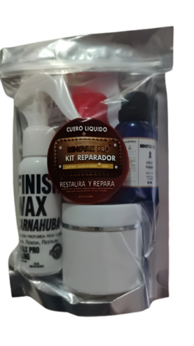 Kit de reparación Cuero liquido para zapatos, carteras ,bolzos