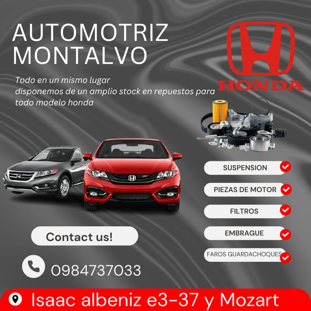 REPUESTOS AUTOMOTRICES HONDA QUITO-NORTE