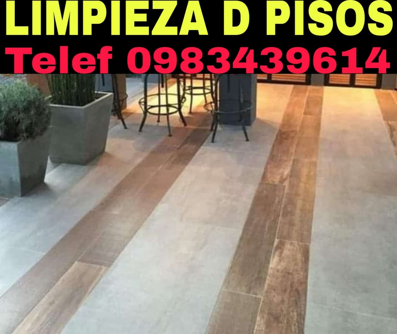 Limpieza de todo tipo de pisos en Cumbayá